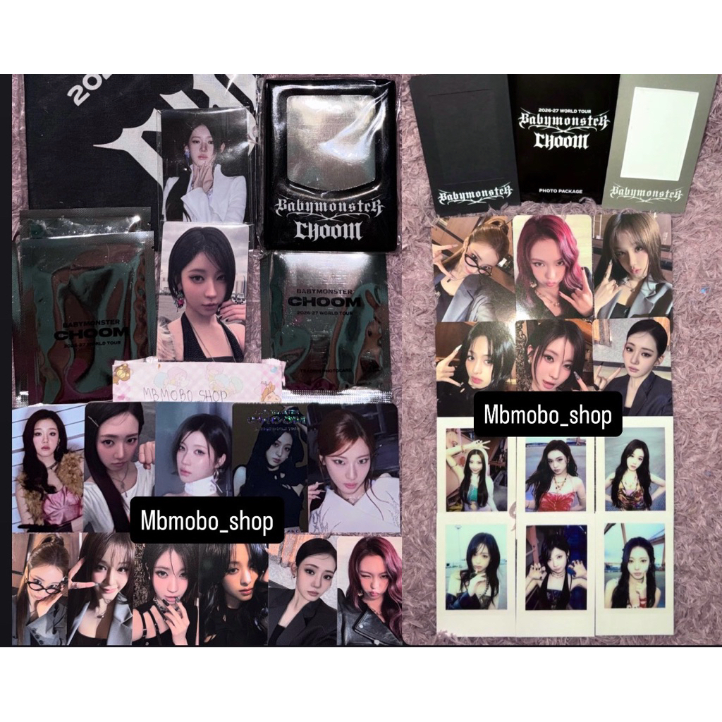 พร้อมส่ง การ์ด Babymonster pop up concert Choom Korea