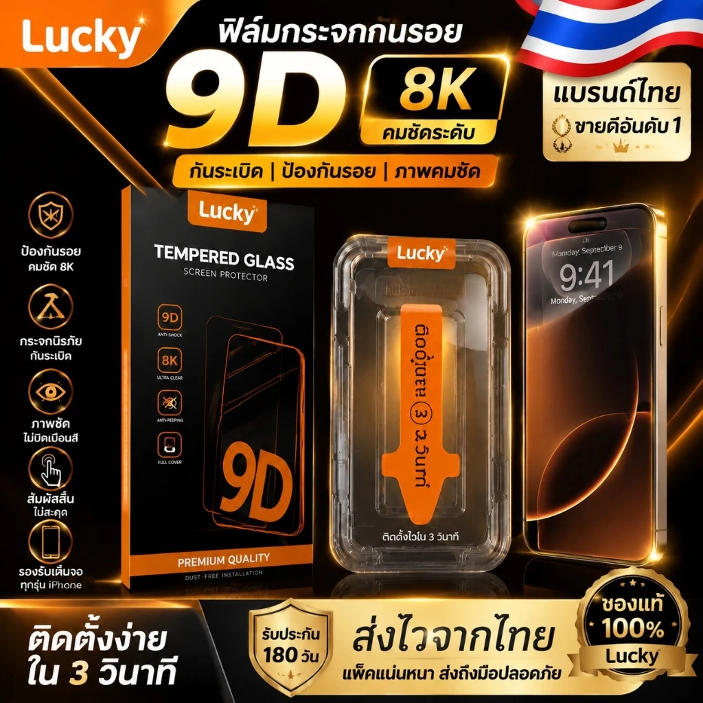 🔥GOOD【ฟิล์มกระจก+กันเสือก】 สำหรับ iPhone 17 11 14 ฟิล์มกันมอง 11 16 12 13 pro max mini ไอโฟน X 8 6 Plus 7 XS MAX XR #10D