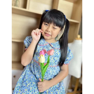 Little Blue Sky ชุดลูกสาวOnlyboo เดรสสีฟ้าน่ารักสดใส ใส่วันแม่
