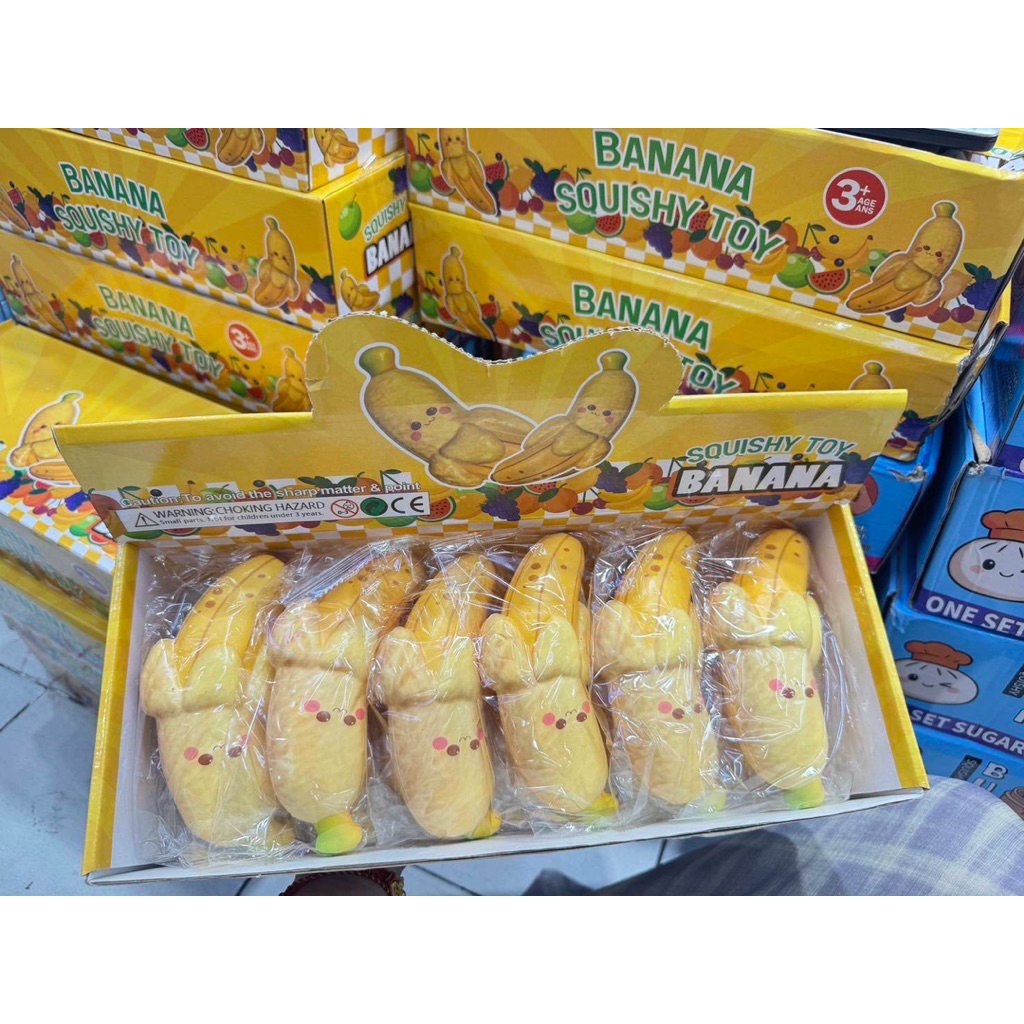 สกุชชี่ กล้วยน่ารัก(1ชิ้น) พร้อมส่ง ชิ้นใหญ่ รูปที่ 3