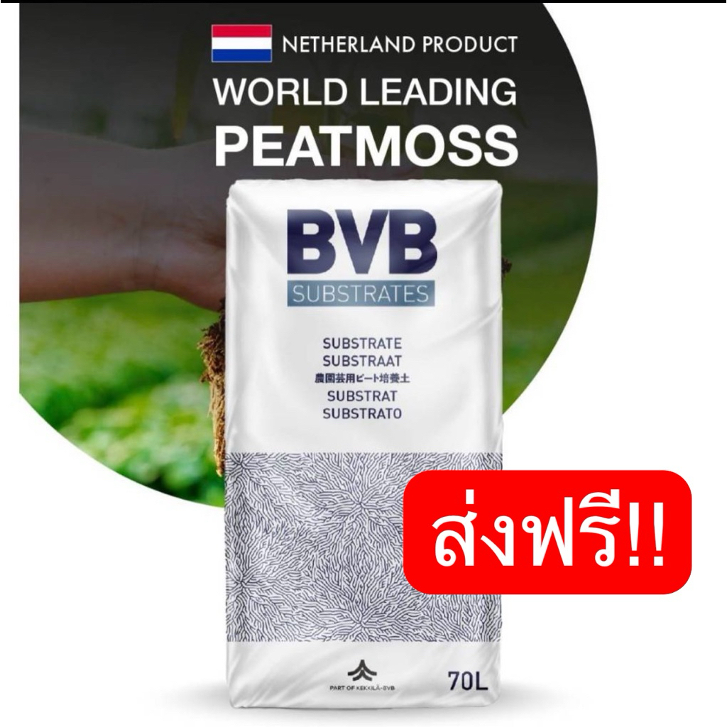 ส่งฟรี‼️พีทมอส BVB นำเข้าจากประเทศเนเธอร์แลนด์