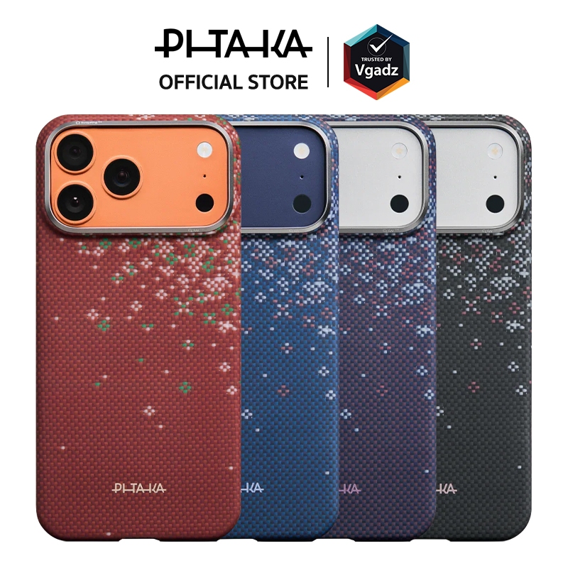Pitaka เคสสำหรับ iPhone Air / 17 Pro / 17 Pro Max รุ่น Sakura Hours Edge Case