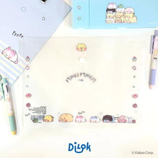 KAKAO FRIENDS แฟ้มกระดุม A4 ลายน่ารัก| แฟ้มใส่เอกสาร