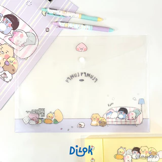 KAKAO FRIENDS แฟ้มกระดุม A4 ลายน่ารัก| แฟ้มใส่เอกสาร