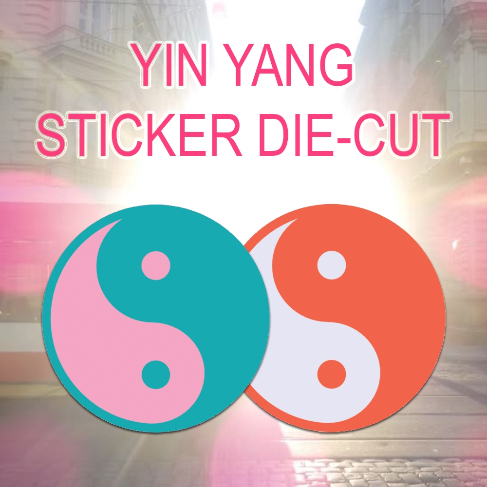 Yin Yang Sticker 100% Die-cut ☯️ สติกเกอร์ไดคัท