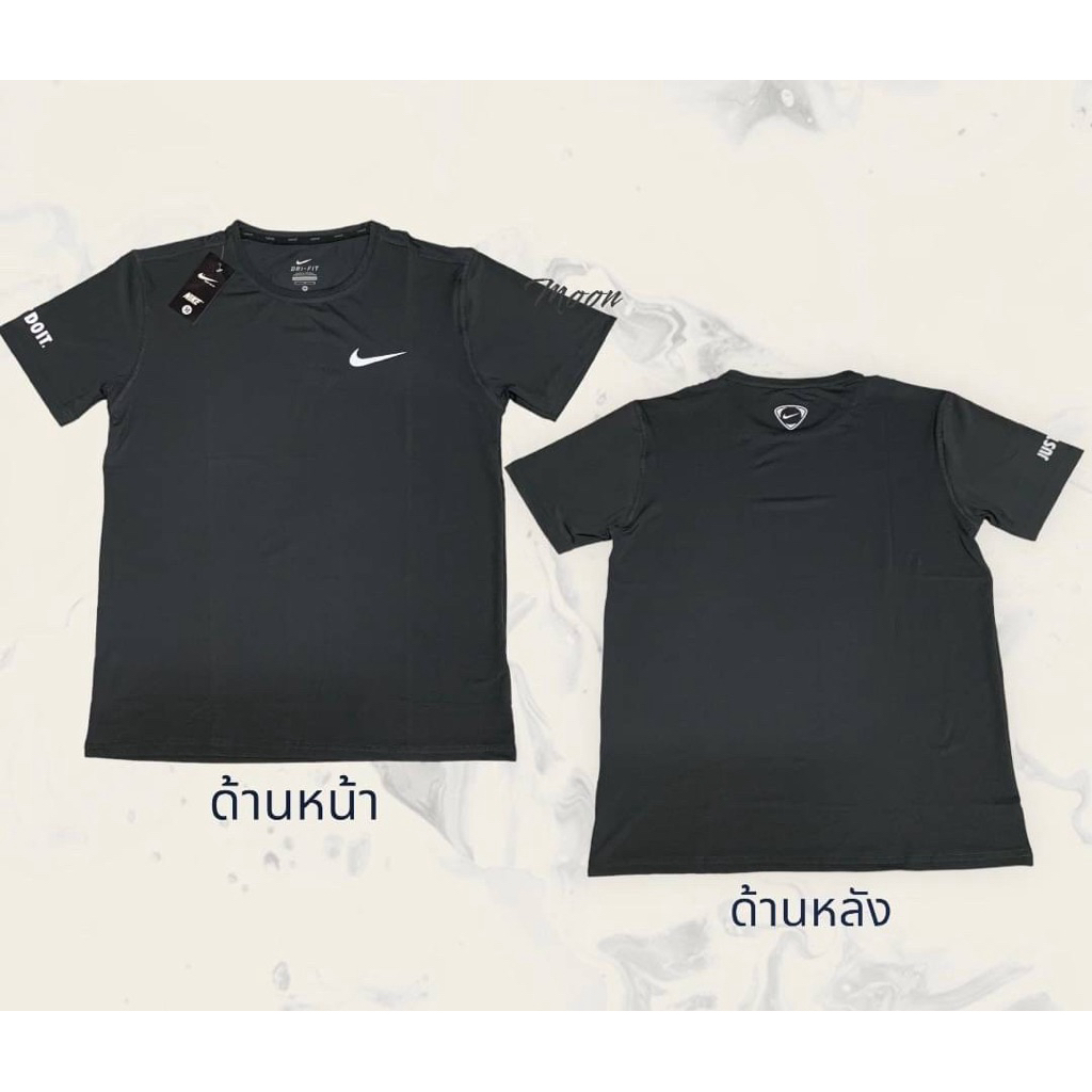 เสื้อยืดคอกลม เสื้อกีฬาเเขนสั้น ใส่สบายผ้าไม่ย้วย ระบายอากาศดี เเห้งไว