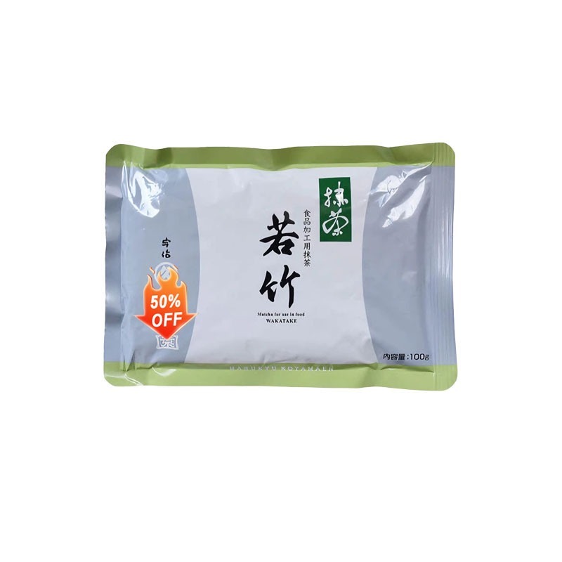[ของแท้ 100%]Marukyu Koyamaen Wakatake Matcha 100g Aluminum Pouch - Sugar-Free + Low Bitterness