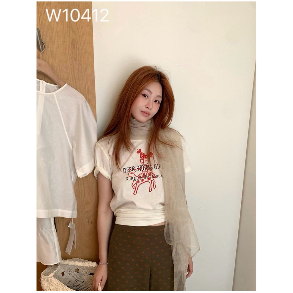 W10412 เสื้อแฟชั่น Tag🇰🇷🛍️WGWE