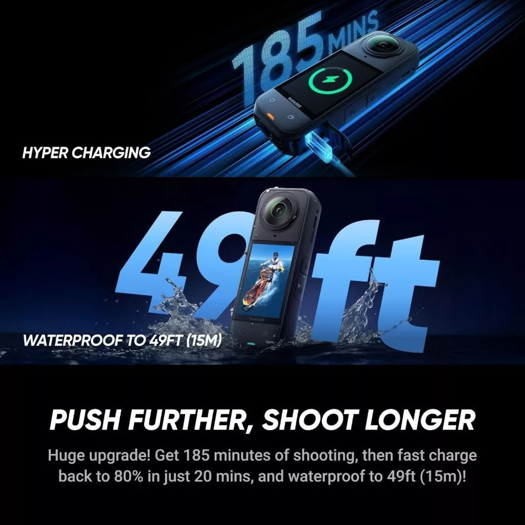 Insta360 X5 Standard / Essentials Bundle Action Cam รับประกันศูนย์ไทย 1 ปี thumbnail 7