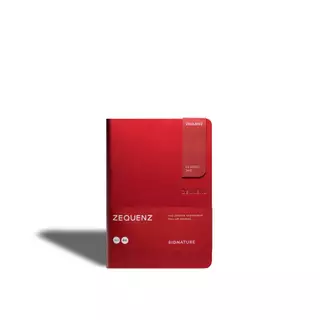 ZEQUENZ Signature Classic Notebook Red สมุดโน๊ตสำหรับบันทึก สีแดง