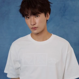 CHUUCHOP - (S-XL)Sheffield Oversized Tee เสื้อโอเวอร์ไซส์ทรงหลวม เสื้อยืดผู้หญิงผู้ชาย Unisex ใส่สบาย แมทช์ง่ายทุกลุค (C