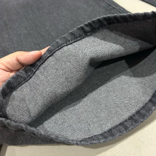 #403 (XS-6XL) jinjeans สีเทาเข้ม กางเกงยีนส์ขากระบอกใหญ่ baggy jeans