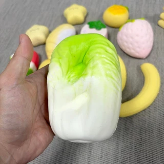พร้อมส่ง - สกุชชี่ ผลไม้ ขนมปัง นุ่มหนึบ บีบคลายเครียด คืนตัวช้า สกุชชี่ (Squishy) (มีหลายแบบ) AA-22