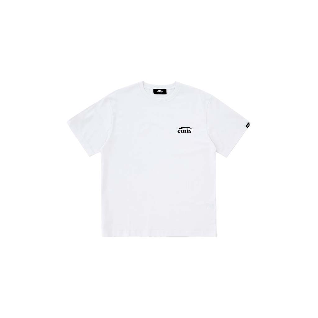 เสื้อยืด Emis T-Shirt Cotton 100% สีขาว Size M พร้อมส่ง ของแท้ 100%
