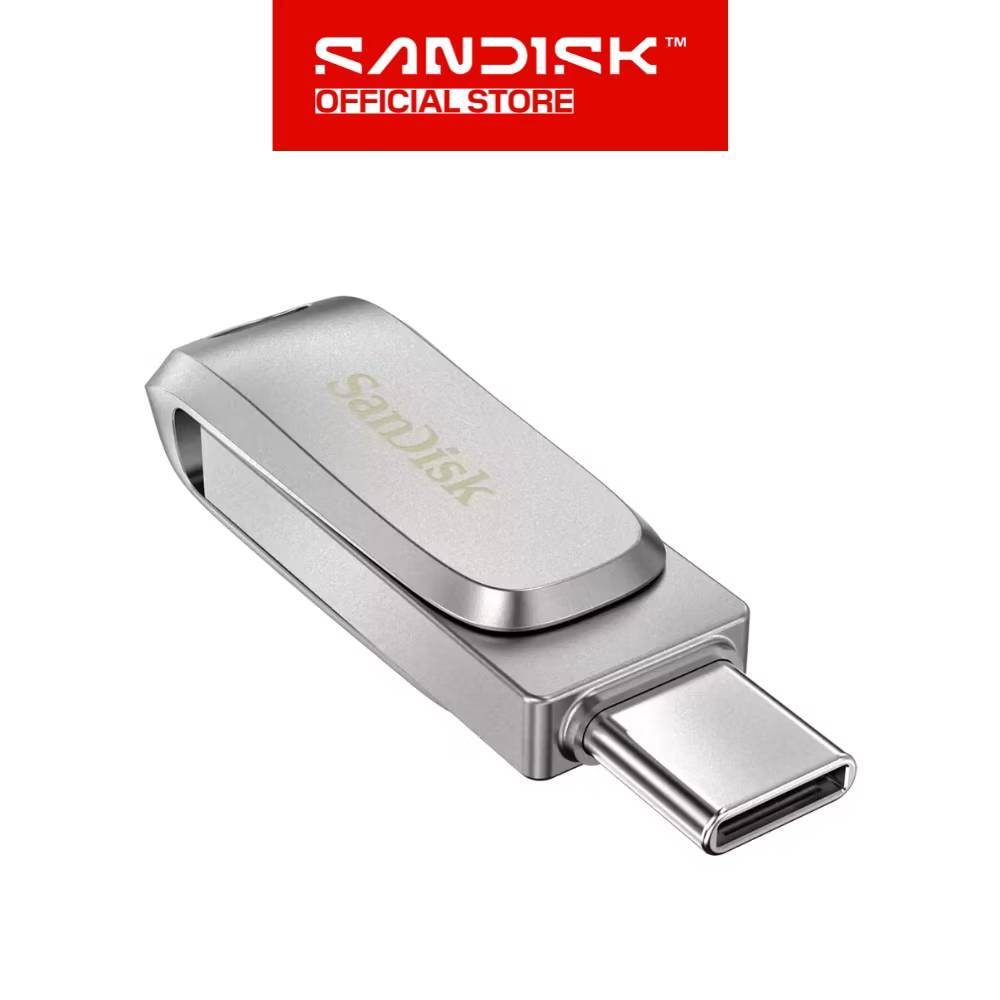 (ส่งไว) SANDISK Ultra Dual Drive Luxe USB Type-C (400MB) สีดำ TypeC USB3.2 แฟลชไดร์ฟ โทรศัพท์ 32GB 64GB 128GB 256GB 512G