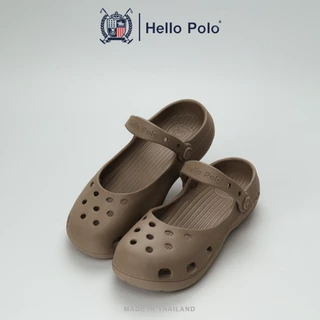 Hello Polo รองเท้าแตะผู้หญิง รองเท้าแมรี่เจน ทรงบัลเล่ต์ อ่อนนุ่ม กันลื่นและทนทาน EVA คลายเมื่อยเท้า ลำลอง แฟชั่น HP8075