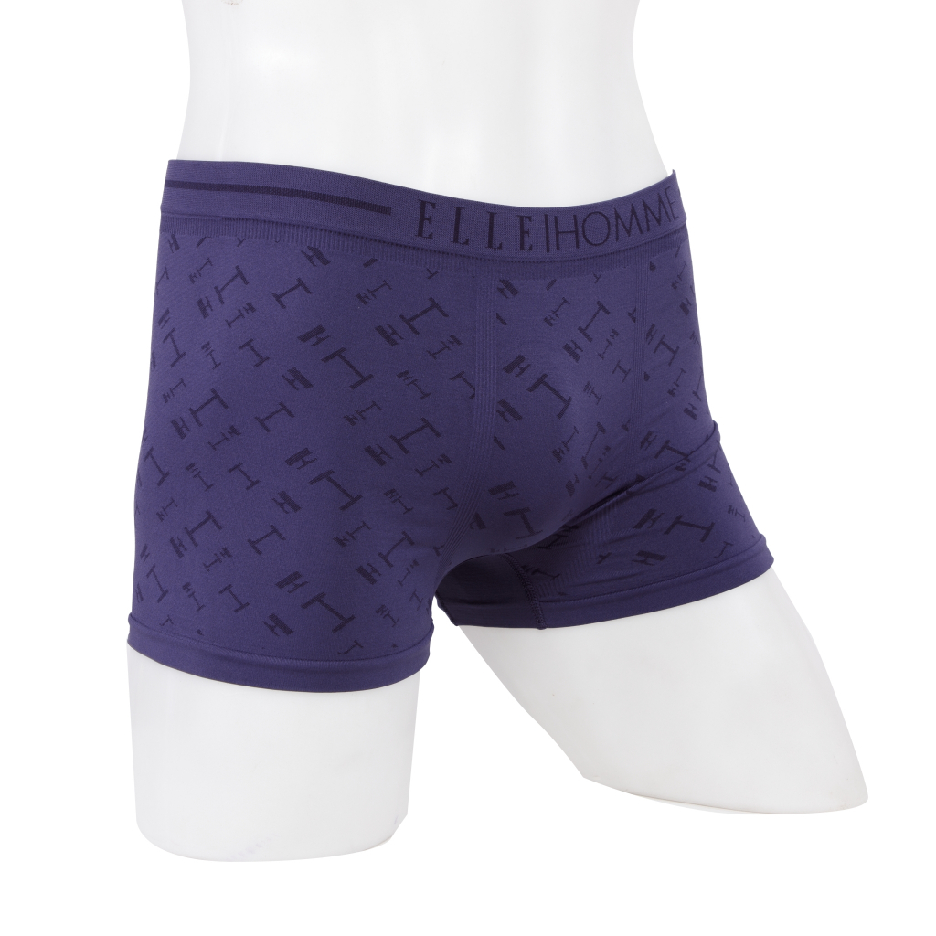 ELLE HOMME INNER WEAR TRUNK เนื้อผ้า BODY SEAMLESS  ทอทั้งตัว ไม่มีตะเข็บ สวมใส่สบาย  ทอลาย ELLE HOM