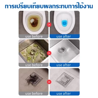 [พร้อมส่ง] ผงแก้ท่อตัน 500g สูตรเข้มข้น ย่อยสลายไขมันอุดตัน ดับกลิ่นเหม็น ใช้ได้กับท่อน้ำทิ้งทุกชนิด