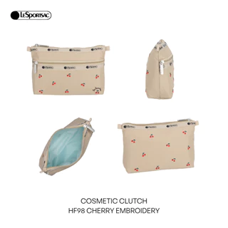 Lesportsac (ไม่มีสาย,มีหลายสี) Cosmetic Clutch Bag กระเป๋าเครื่องสำอาง กระเป๋าเครื่องเขียน Style 7105