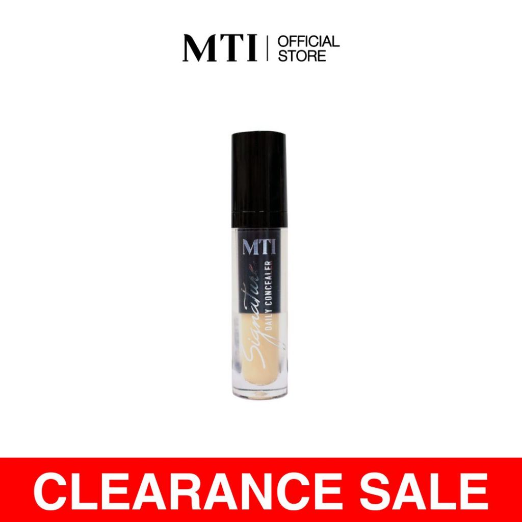 (สินค้าเคลียร์แรนซ์ ปีผลิต 2023) MTI Signature คอนซีลเลอร์แท่ง เกลี่ยง่าย ปราศจากน้ำหอม ขนาด 3.8 กรัม 6CUCZ