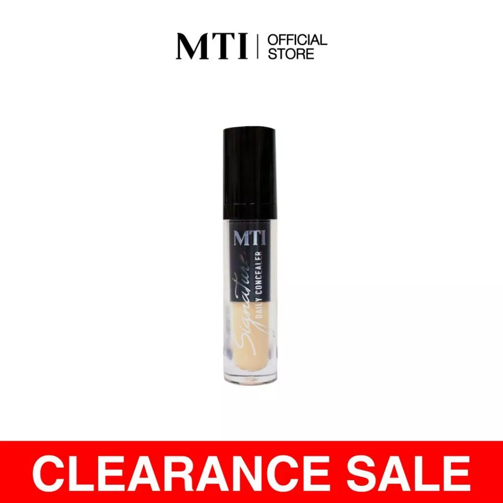 (สินค้าเคลียร์แรนซ์ ปีผลิต 2023) MTI Signature คอนซีลเลอร์แท่ง เกลี่ยง่าย ปราศจากน้ำหอม ขนาด 3.8 กรัม 6CUCZ