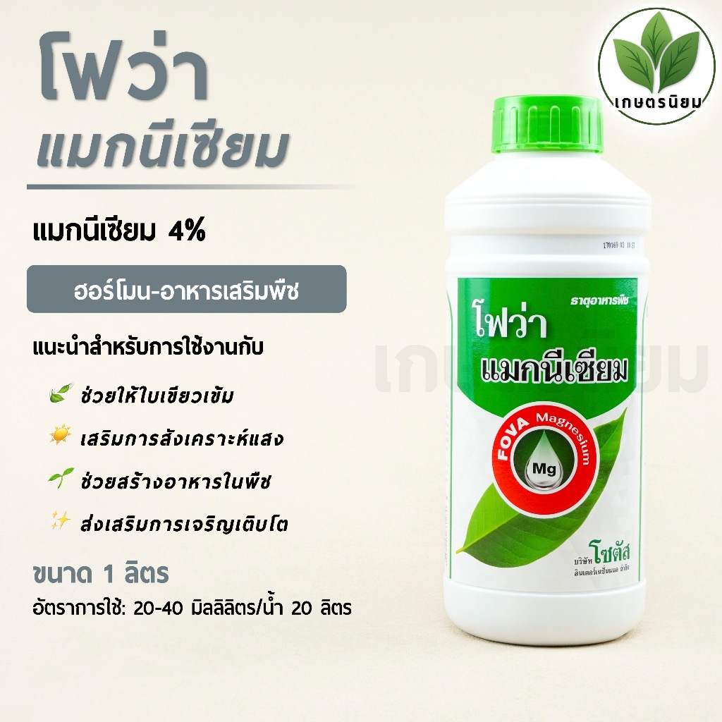 โฟว่า แมกนีเซียม (แมกนีเซียม 4%) 1 ลิตร