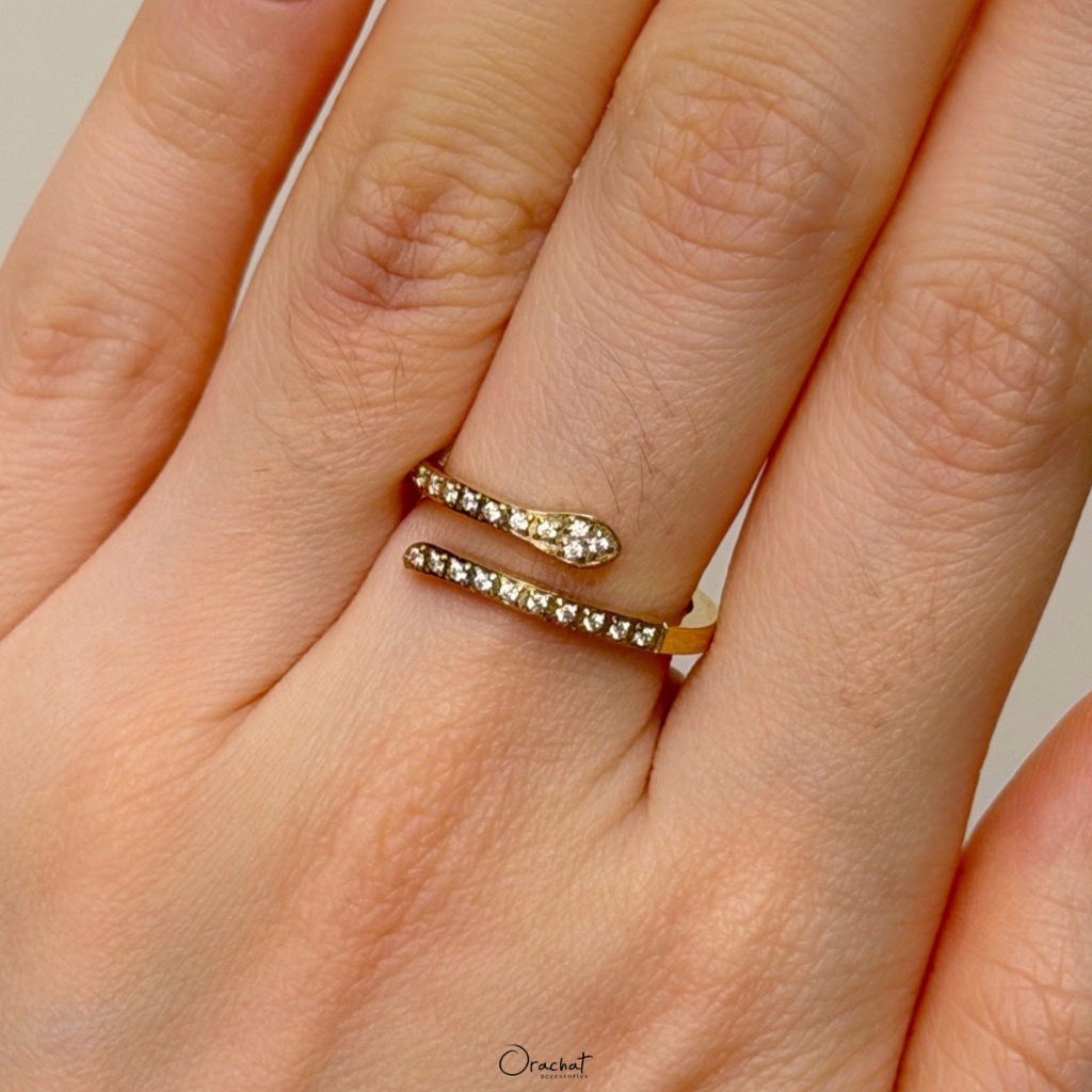 Orachat | Ophira 14k ring. (แหวนตัวเรือนสแตนเลส)