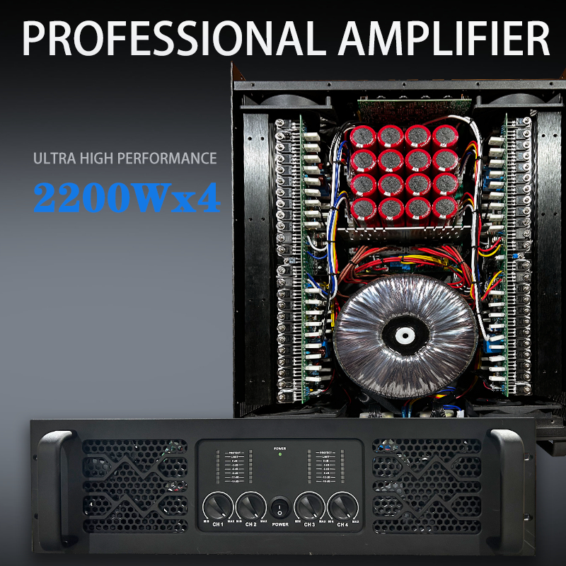 PADON PRO Quad Channel, เครื่องขยายเสียงระดับมืออาชีพ 4 โอห์ม 3500 วัตต์ ซับวูฟเฟอร์ขนาด 18 นิ้ว, DJ， บาร์, ktv