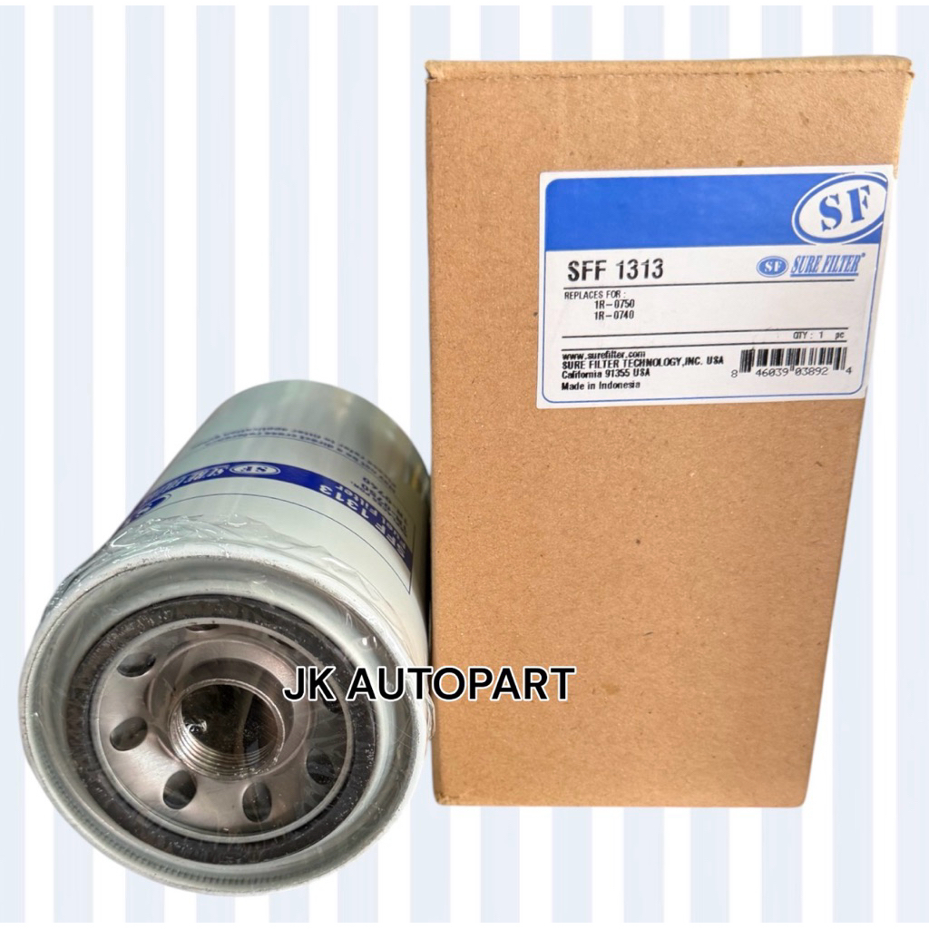 ไส้กรองโซล่า SFF-1313 (กรองน้ำมันเชื้อเพลิง) รหัส 1R-0750  / P55-1313) (Spin-on) Caterpillar/BOGH.
