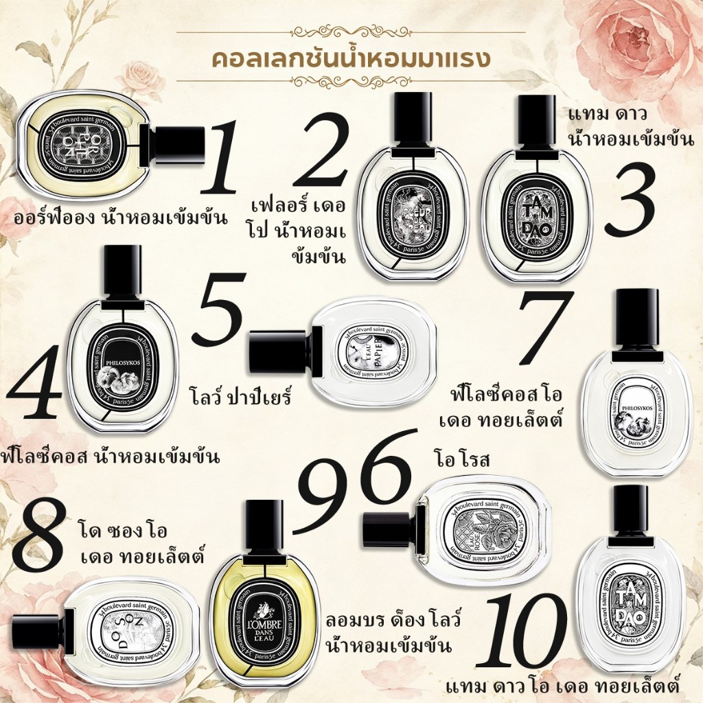 【💖สินค้าแท้ส่งไว💎】Orphéon & Fleur de Peau & Tam Da EDP 2ml/5ml/10ml น้ำหอม unisex น้ำหอมแบบพกพา