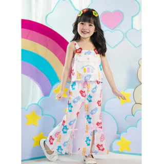 Thelandofvava 🐻LOOK13 - VNXI2382 ชุดเซ็ทเด็กผู้หญิง 🐻 Care Bears (Gummy Bear) ลิขสิทธิ์แท้จาก vava