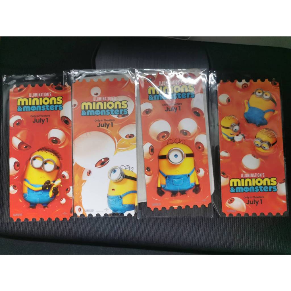 Minions & Monsters มินเนี่ยน & มอนสเตอร์ SF COLLECTTIBLE TICKET สำหรับนักสะสม