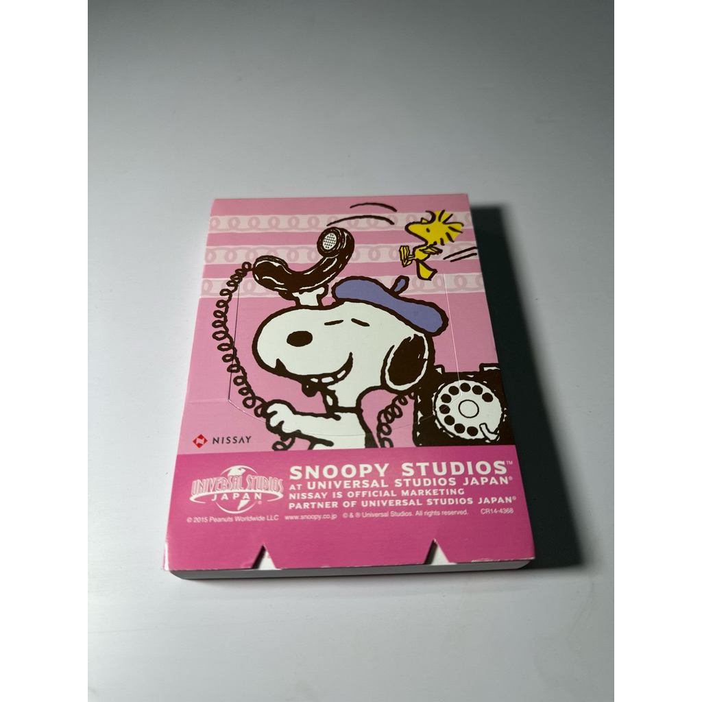 สมุดฉีก Snoopy Studios notebook from Universal Studios Japan
