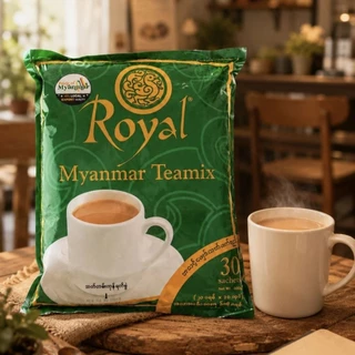[พร้อมส่ง] ชานมพม่า Royal Myanmar Teamix 3 in 1 หอมละมุน ไม่หวานมาก 30 ซอง