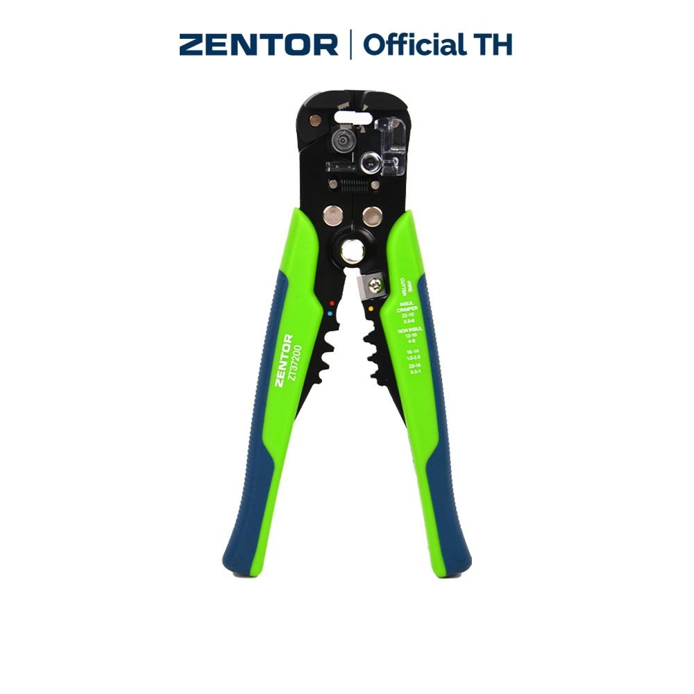 Zentor คีมปอกสายไฟอัตโนมัติ คีมปอกสายไฟ 3in1 แข็งแรง ปรับแรงดึงได้ Auto Wire Stripping Pliers