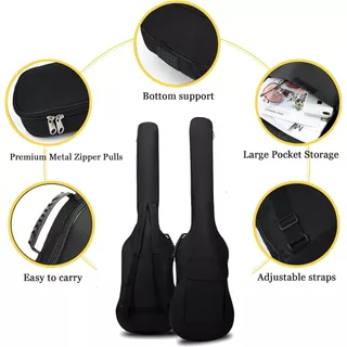กระเป๋าเบส Bass bag ซอฟเคสกีต้าร์ เบส บุฟองน้ำกันกระแทก ผ้าOxford คุณภาพสูง