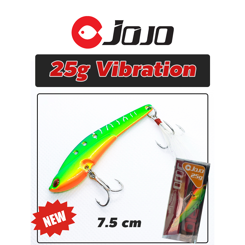 เหยื่อปลอม กระดี่ เหล็ก หนักๆ 25 กรัม 7.5 cm งานน้ำลึก งานเขื่อน งานแม่น้ำ JOJO กระดี่โจโจ้