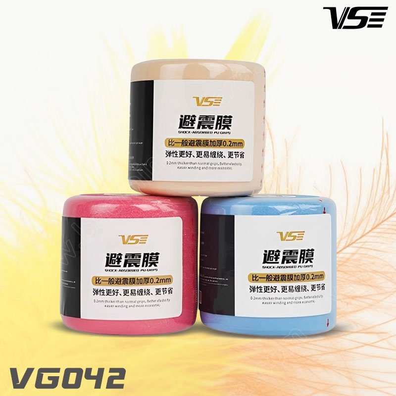 【 ของแท้ 💯% 】เทปโฟมพันด้ามไม้แบดมินตัน วีเอส CUSION WRAP (VG042)