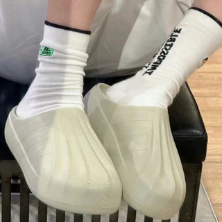 Adifom Superstar Mule รองเท้าแตะชาย รองเท้าแตะผู้ชายฤดูร้อนกลางแจ้งที่มีคุณภาพสูงรองเท้า รองเท้าผู้ชาย