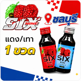 1 ขวด six nine ไซรัป SIX-NINE น้ำหวานเข้มข้น กลิ่นหอมหวานแท้ มี2สูตร ฝาเทาและฝาแดง