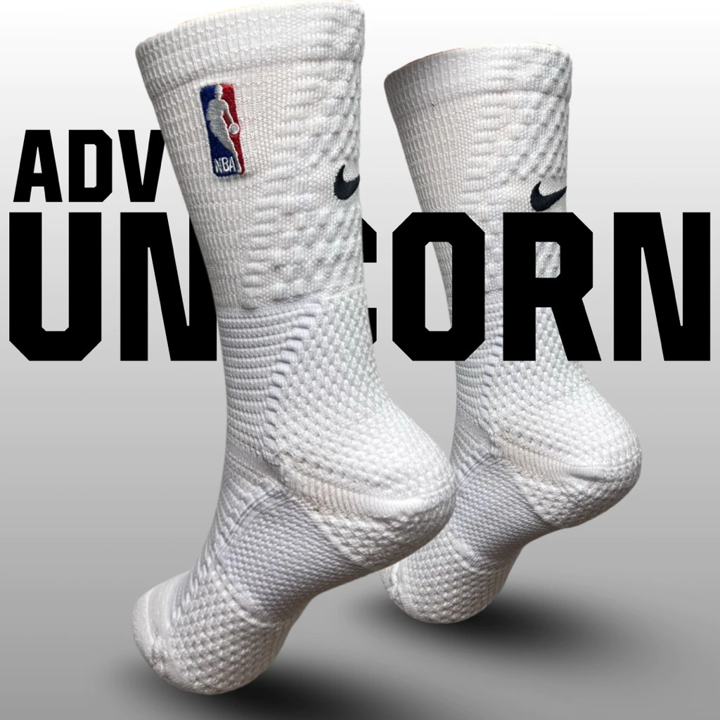ถุงเท้าบาสเก็ตบอล ถุงเท้าบาสNBA UNICORN รุ่นใหม่ล่าสุด ผ้าหนาพิเศษสำหรับเล่นกีฬา