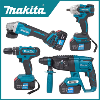 MAKITA ชุด SET 4 ไร้สาย (สว่านไร้สาย +บล็อกไร้สาย+สว่านโรตารี่ไร้สาย+เครื่องเจียรไร้สาย) สินค้าครบพร้อมใช้งาน รุ่น 359V