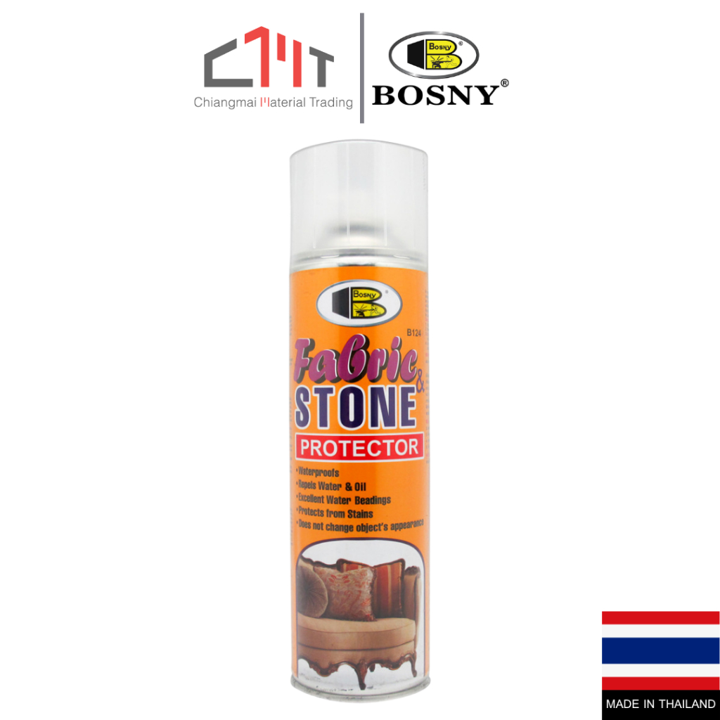 BOSNY สเปรย์กันเปียก หินและผ้า No.B124 FABRIC STONE PROTECTOR