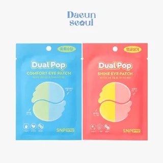 [NEW มาส์กใต้ตา] SNP Dual Pop Shine/Comfort Eye Patch 4ea