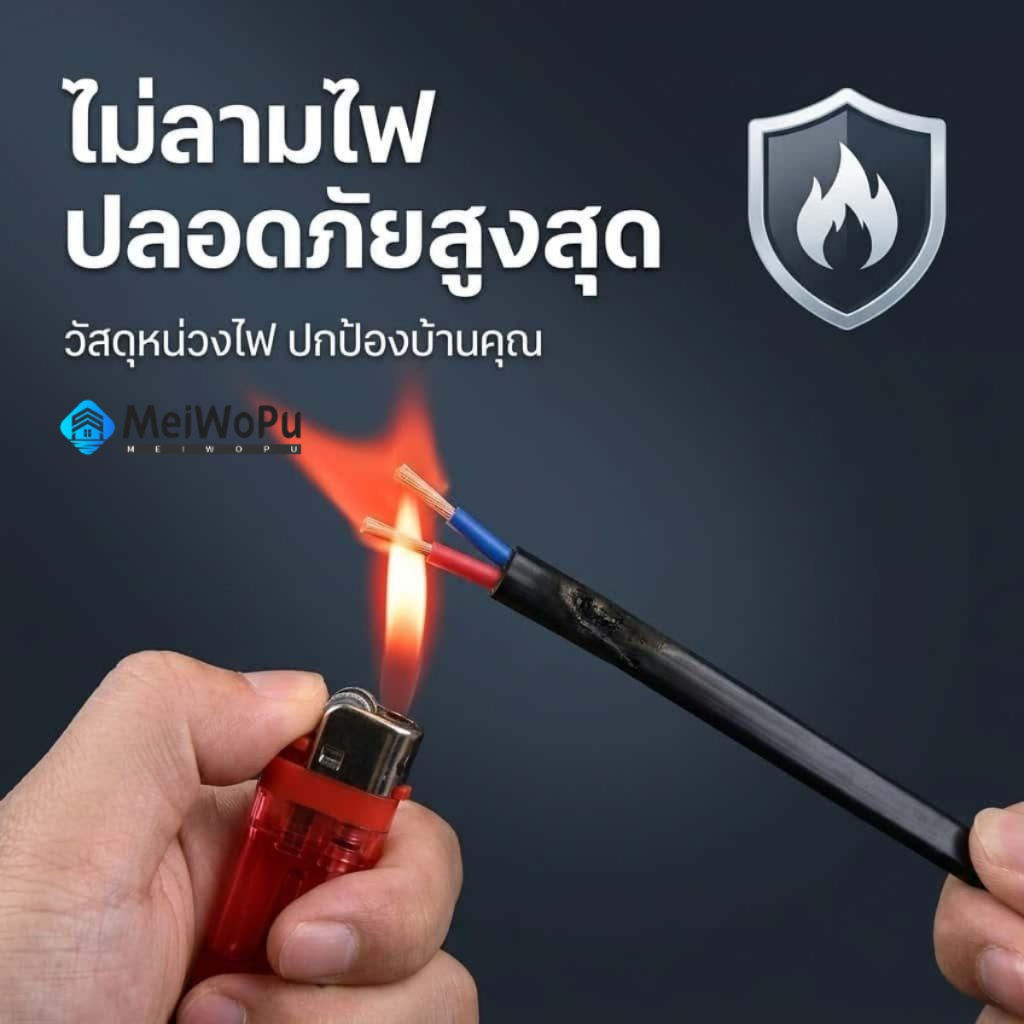 20-100 เมตร สายไฟแบนสีดำ 2 แกน RVVB ขนาด 2.5/4 ม.ม. SQ รูปที่ 7