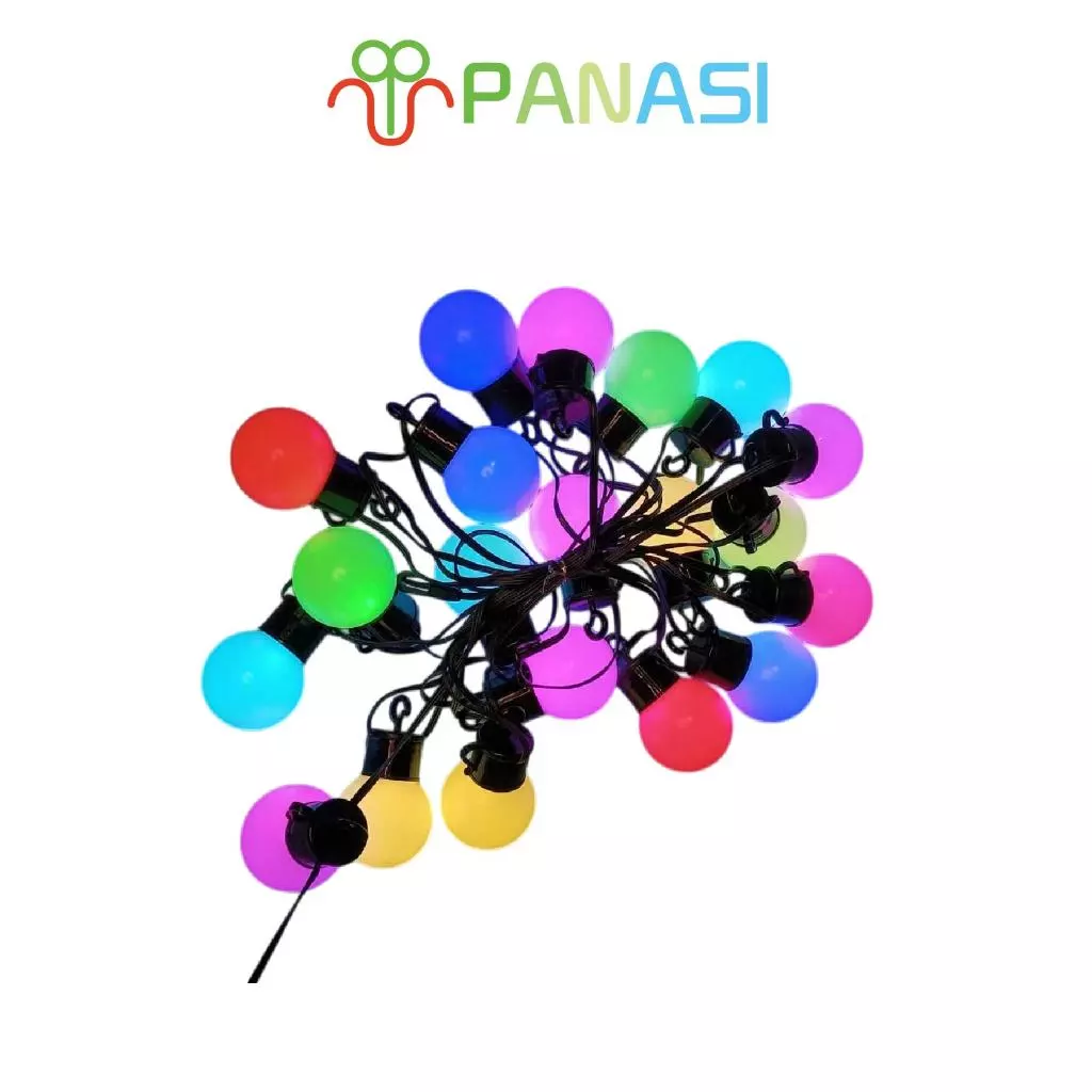 Panasi ไฟประดับ ไฟปีใหม่ ไฟกระพริบ เชือกไฟใหญ่ ไม่ใช่เชือกไฟเล็ก !!! มี 3 สี Warm White /RGB ผ่านแอป