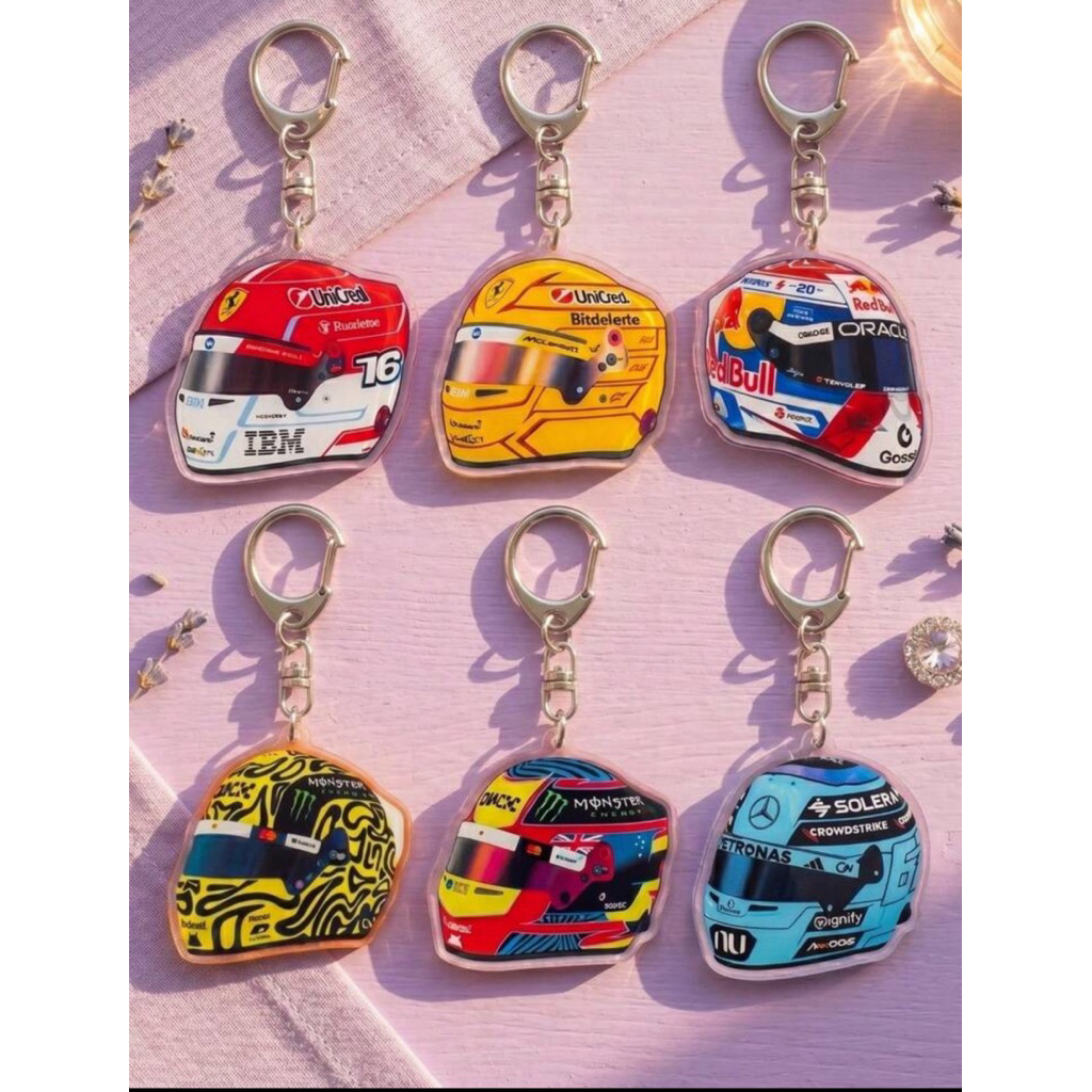 F1 พวงกุญแจ : Helmet (Acrylic Keyring)