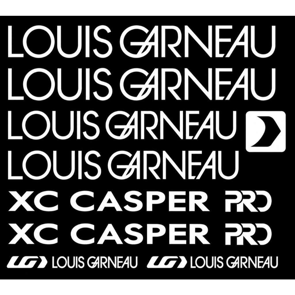 สติ๊กเกอร์ จักรยาน Louis Garneau รุ่น XC Casper Pro