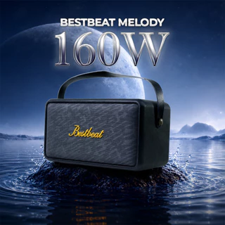 [New][แถมไมค์]Bestbeat-Melodyลำโพงบลูทูธไร้สาย160W แบต16,200mAh ปรับเบสแหลมได้เบสแน่น ประกัน1ปี[ของขวัญ]แถมฟรีไมค์1ตัว
