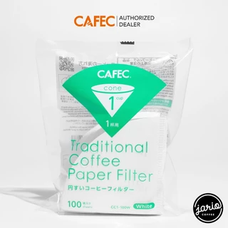 JARIO x CAFEC กระดาษกรองกาแฟ Traditional 100 แผ่น CAFEC Traditional Coffee Paper Filter 100 Sheets